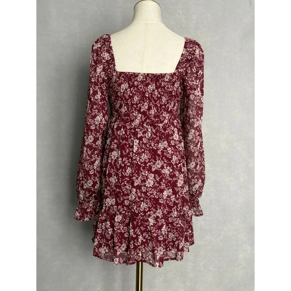 Allison + Kelly Floral V-Neck Dress Junior Girls (Teen/Tweens) Medium NEW